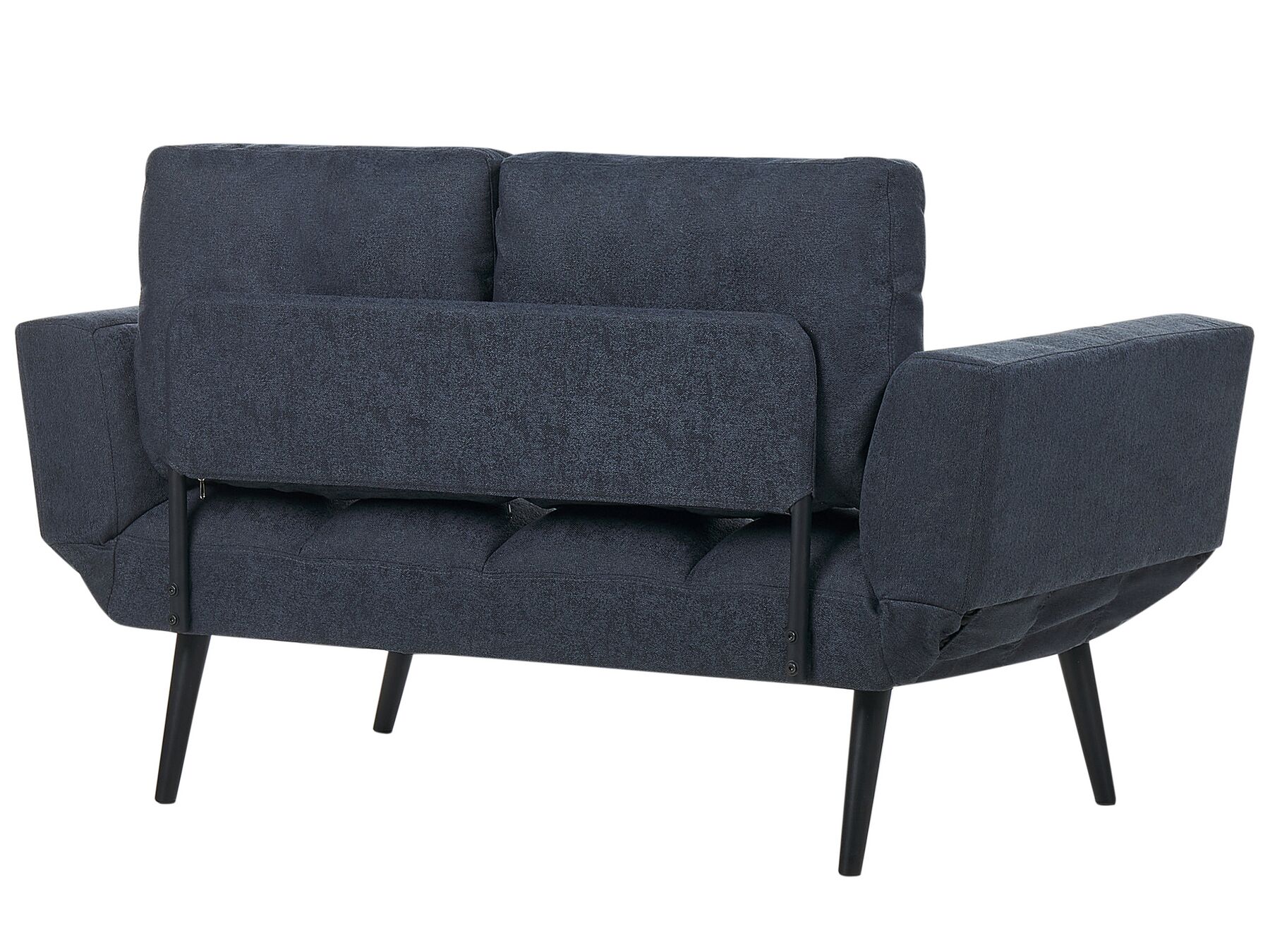 Fabric Sofa Bed Dark Blue BREKKE