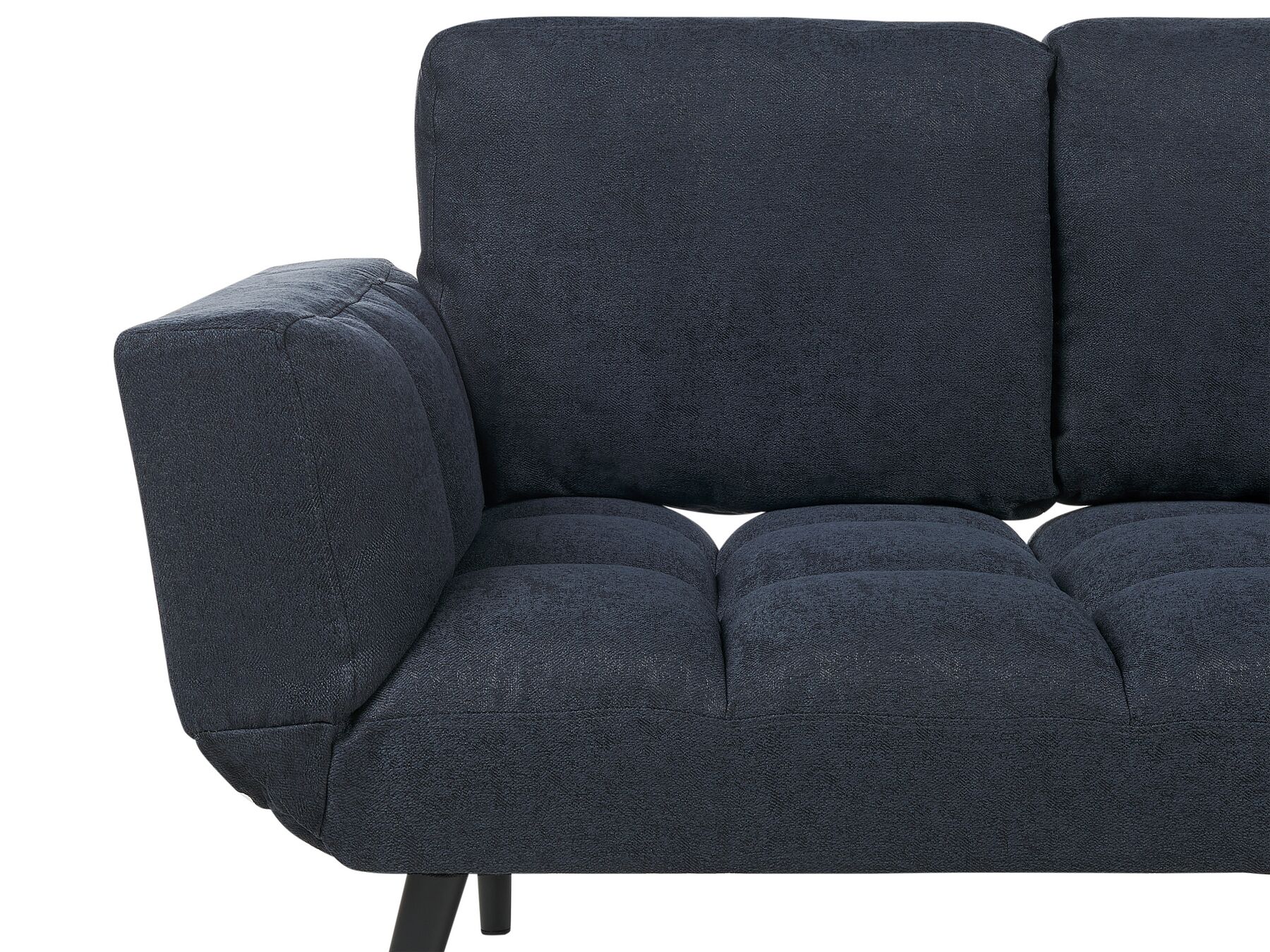 Fabric Sofa Bed Dark Blue BREKKE