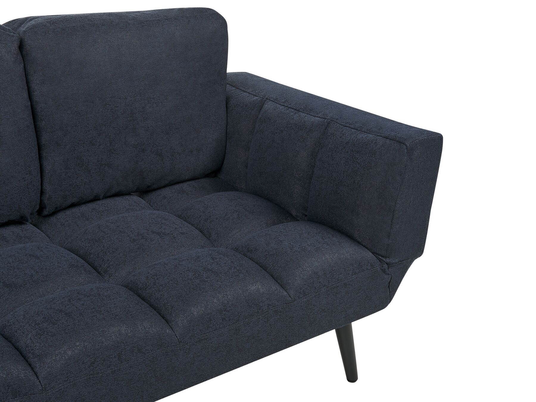 Fabric Sofa Bed Dark Blue BREKKE