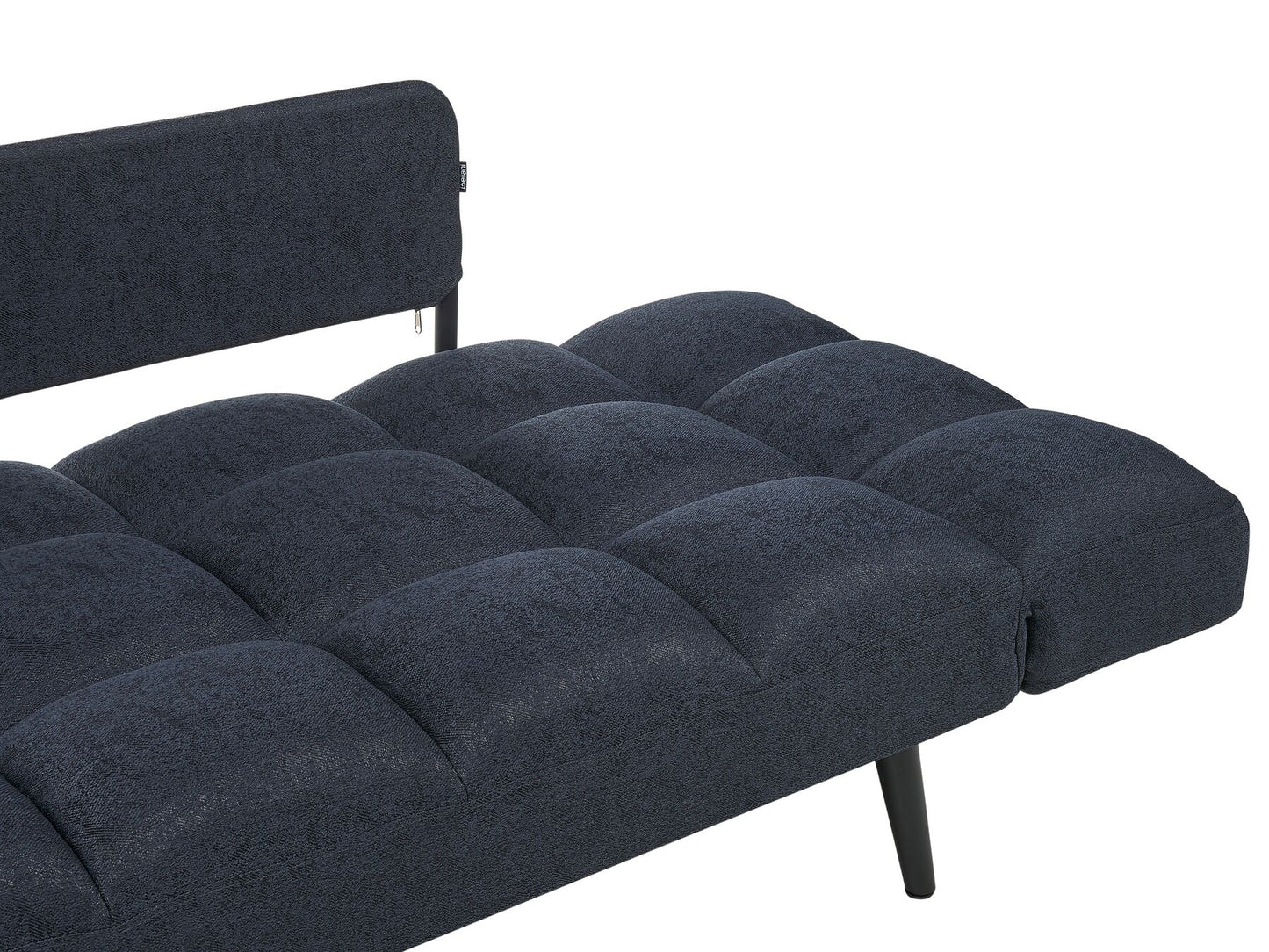 Fabric Sofa Bed Dark Blue BREKKE