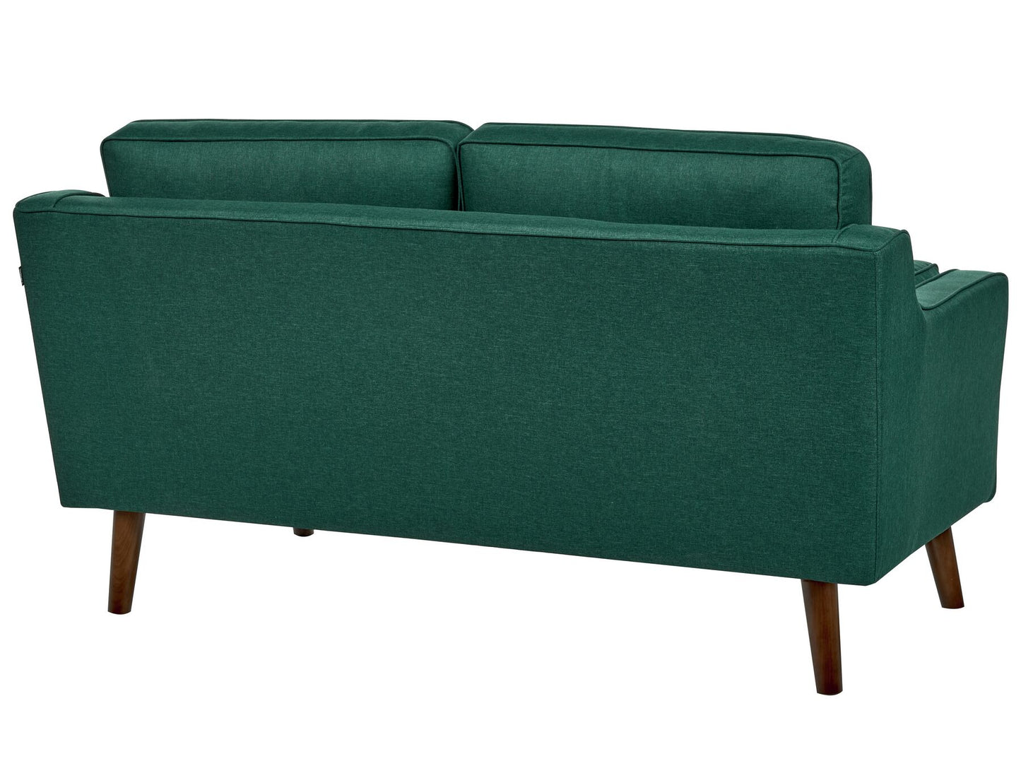 2 Seater Fabric Sofa Dark Green LOKKA