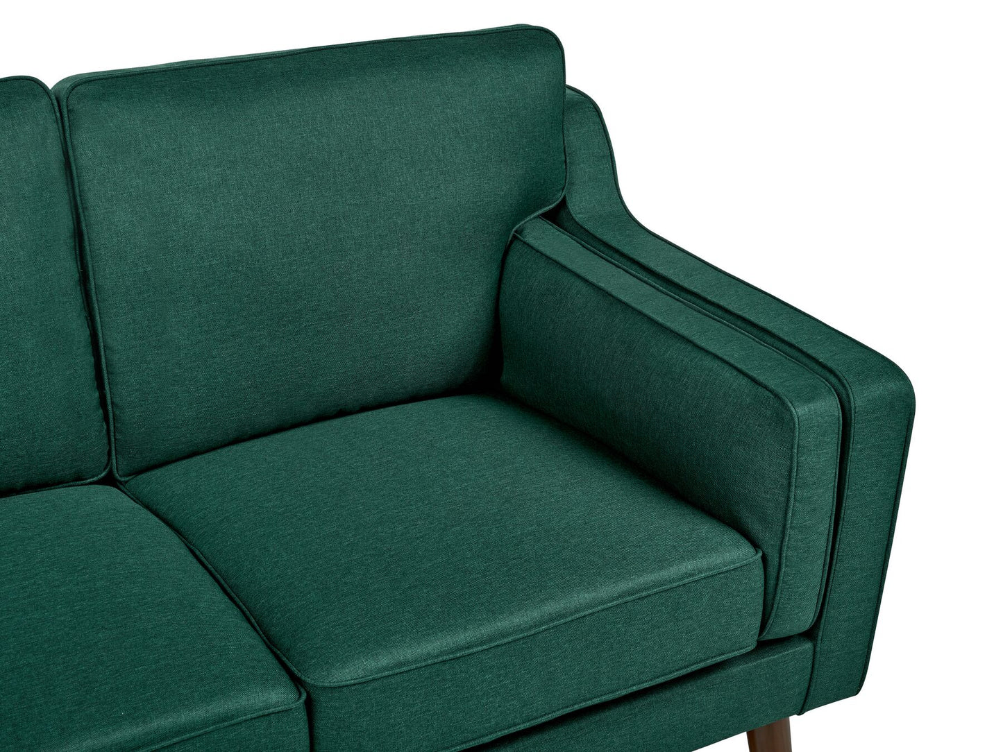 2 Seater Fabric Sofa Dark Green LOKKA