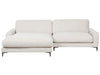 Right Hand Fabric Corner Sofa Off-White