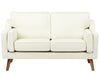 Sofa Fabric Off-White 2 Seater