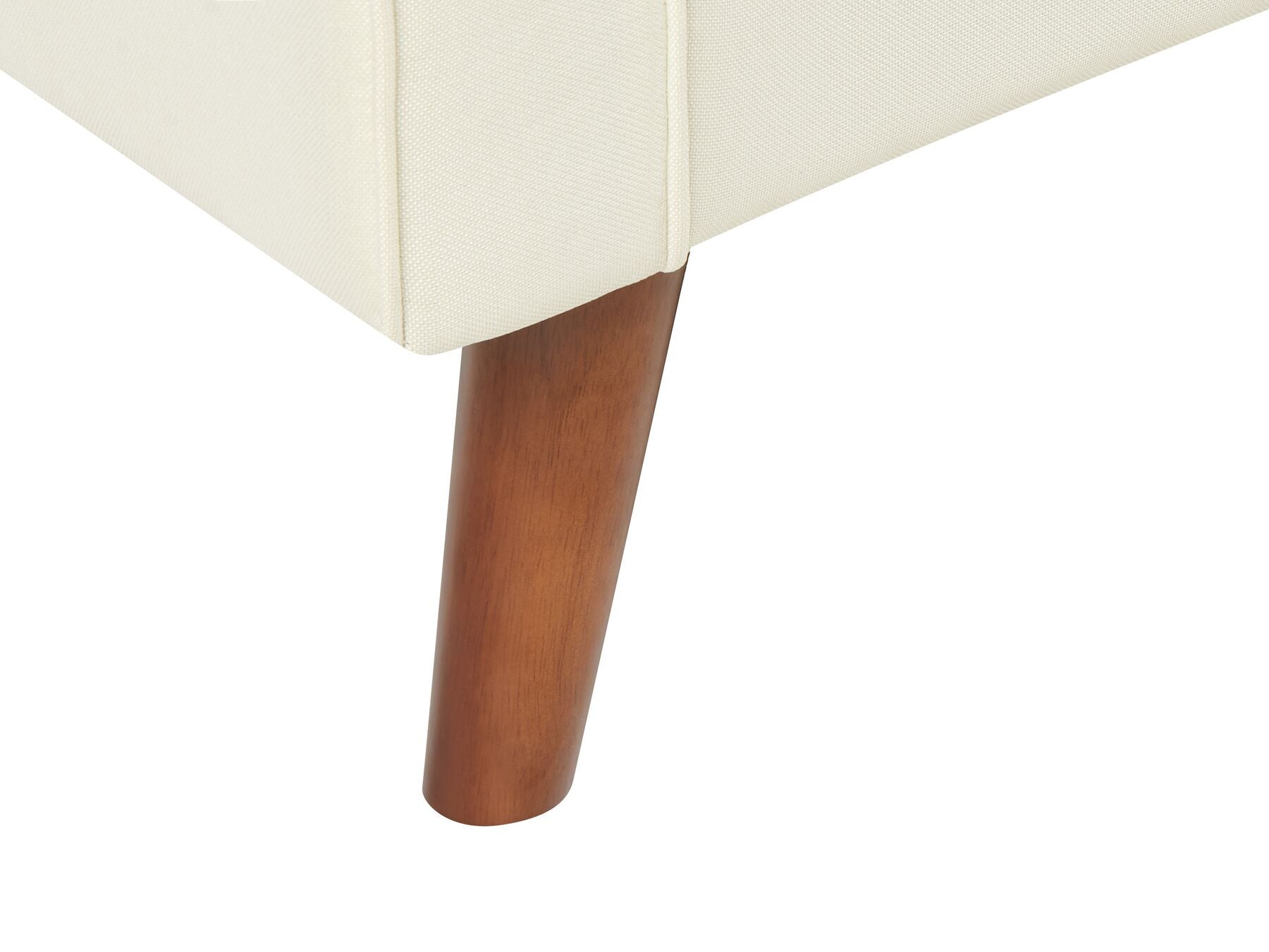 2 Seater Fabric Sofa Off-White LOKKA