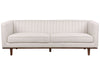 3 Seater Fabric Sofa Beige