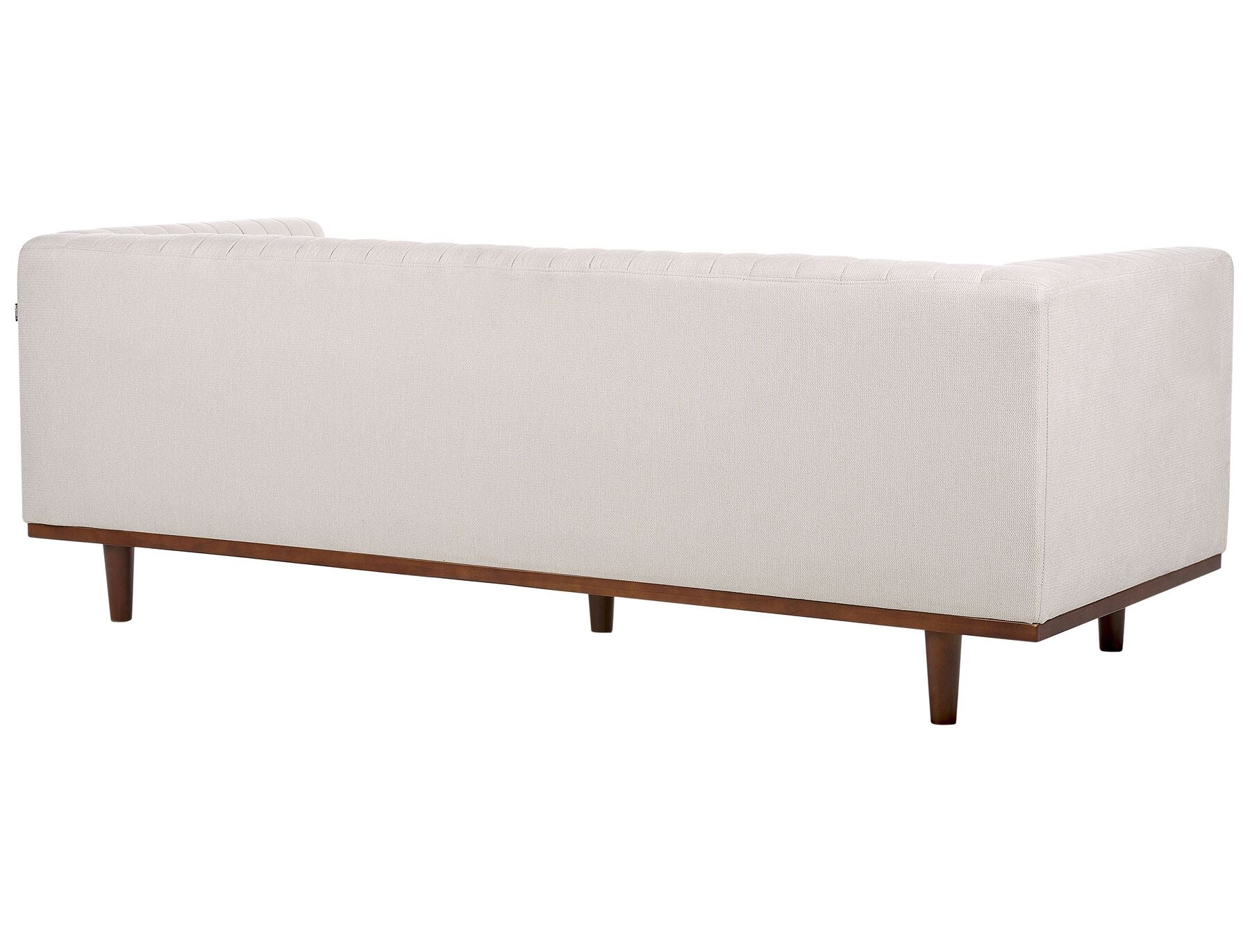 3 Seater Fabric Sofa Beige SKAULE