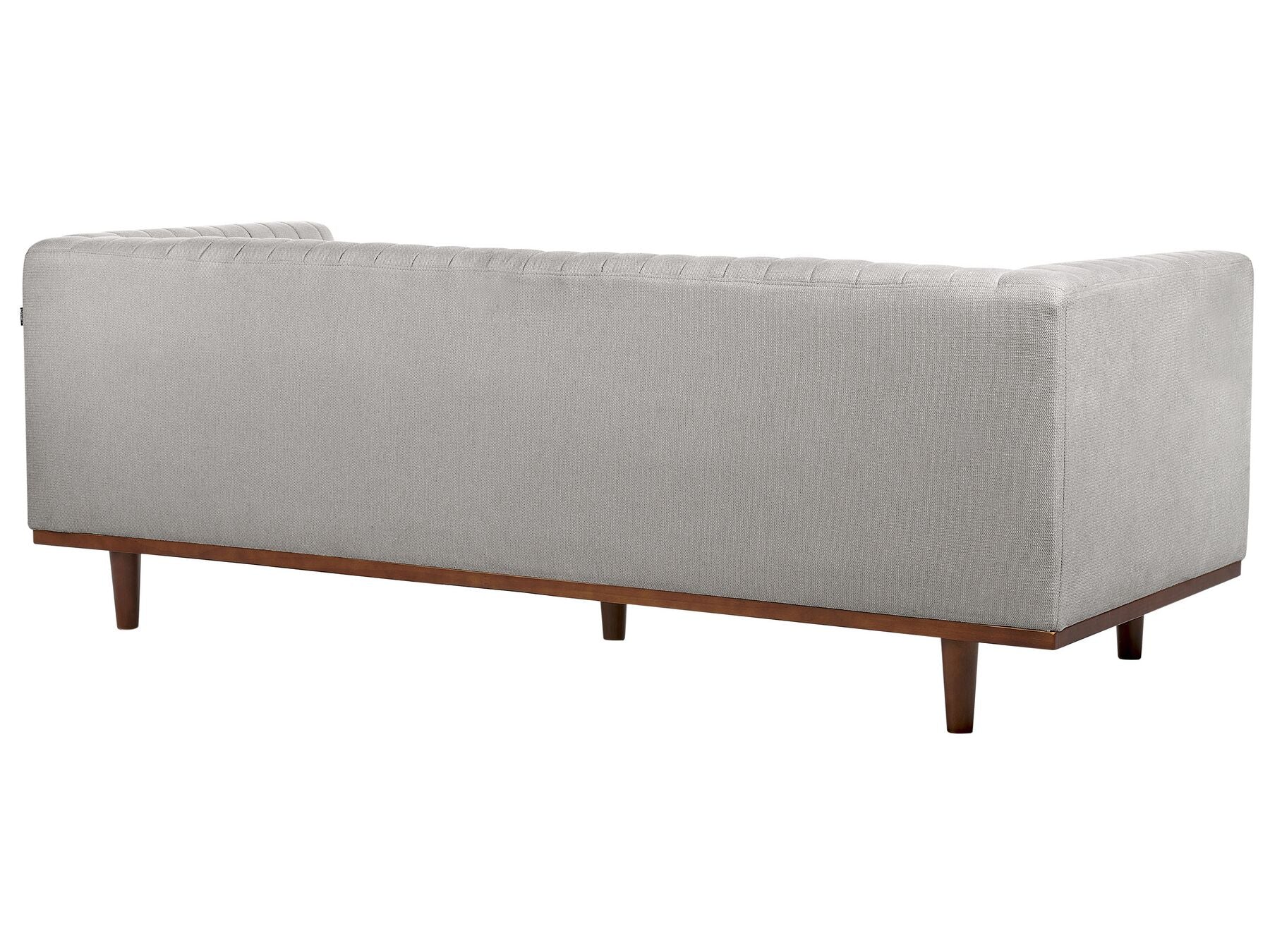 3 Seater Fabric Sofa Light Grey SKAULE
