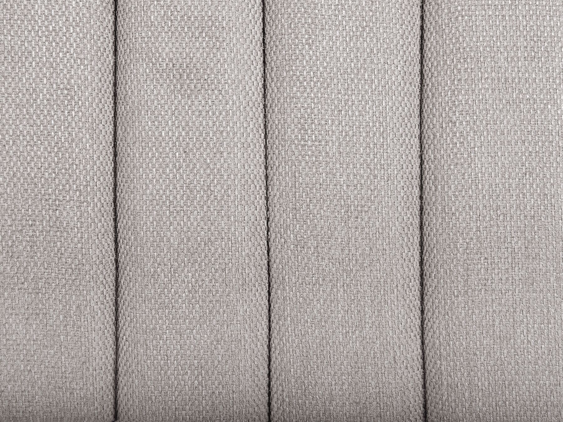 3 Seater Fabric Sofa Light Grey SKAULE