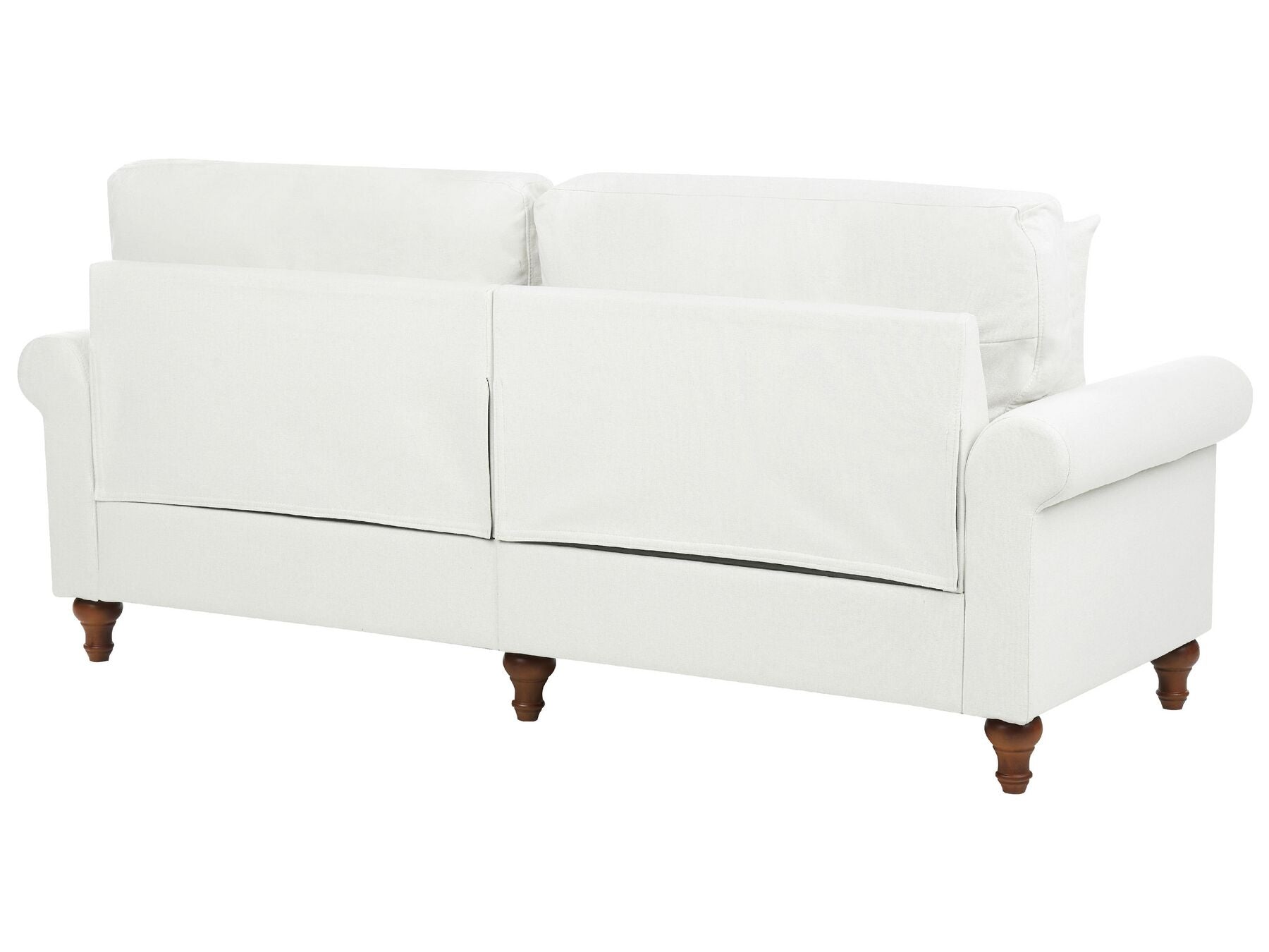 3 Seater Fabric Sofa White GINNERUP