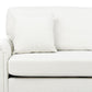 3 Seater Fabric Sofa White GINNERUP