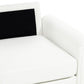 3 Seater Fabric Sofa White GINNERUP