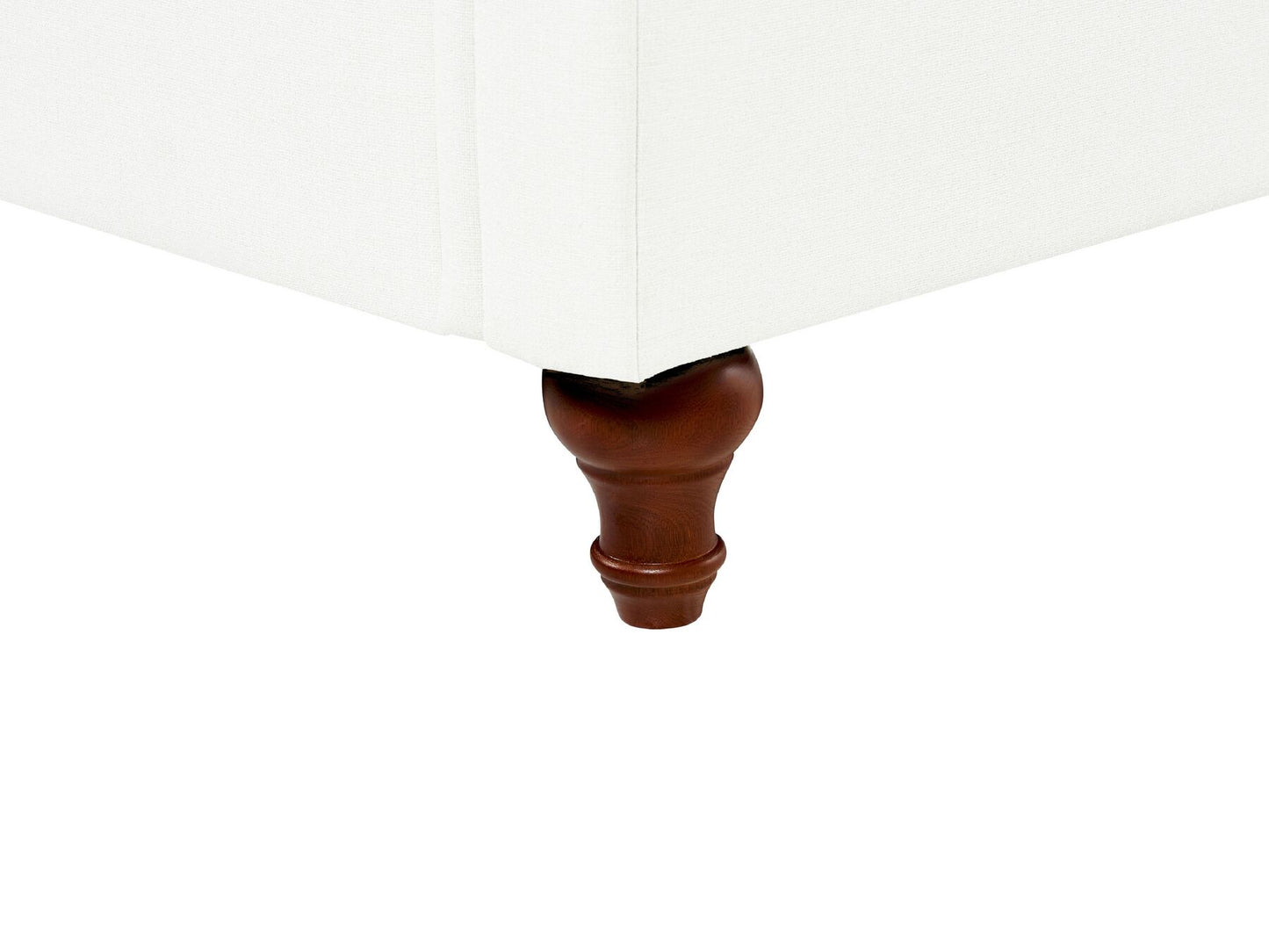 3 Seater Fabric Sofa White GINNERUP