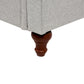 3 Seater Fabric Sofa Light Grey GINNERUP