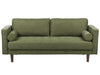 3 Seater Fabric Sofa Green