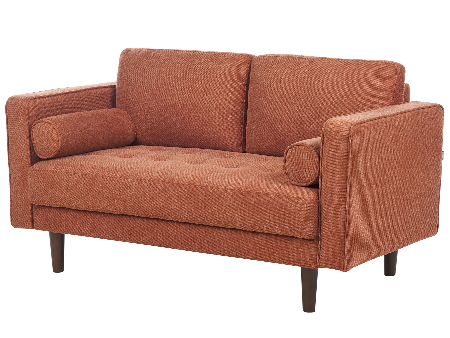 2 Seater Fabric Sofa Golden Brown NURMO