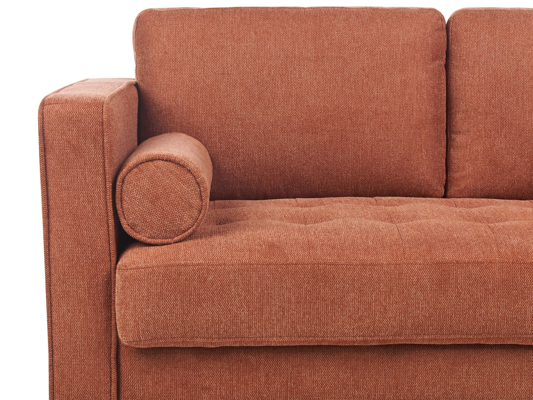 2 Seater Fabric Sofa Golden Brown NURMO