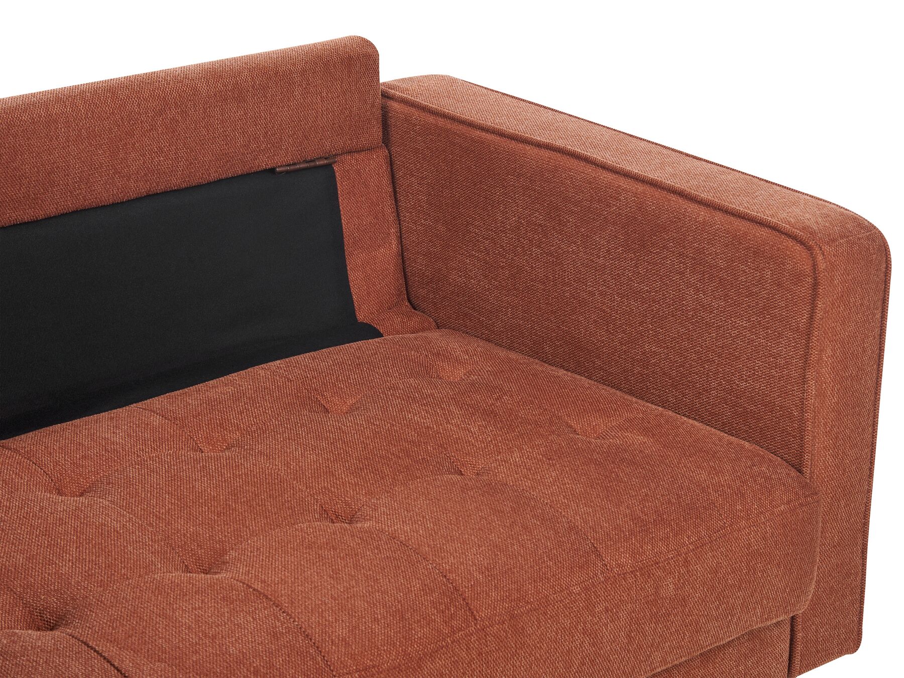 2 Seater Fabric Sofa Golden Brown NURMO