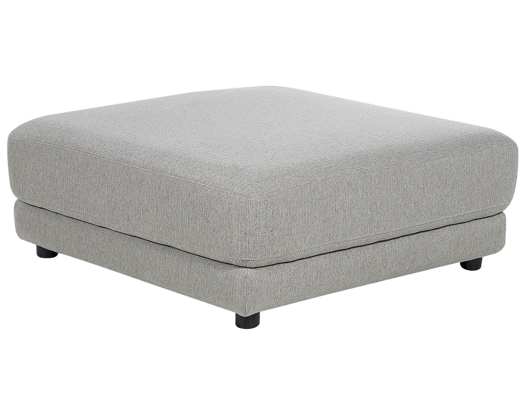 3 Seater Fabric Sofa with Ottoman Light Grey SIGTUNA