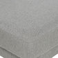 3 Seater Fabric Sofa with Ottoman Light Grey SIGTUNA