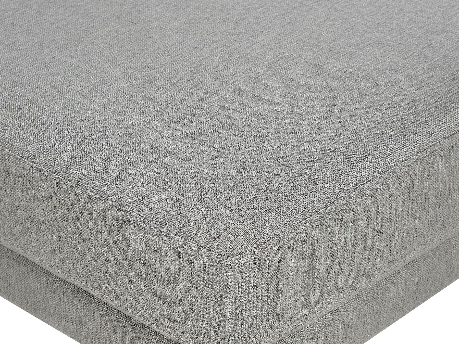 3 Seater Fabric Sofa with Ottoman Light Grey SIGTUNA