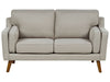 2 Seater Fabric Sofa Beige