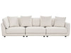 3 Seater Fabric Sofa Off-White