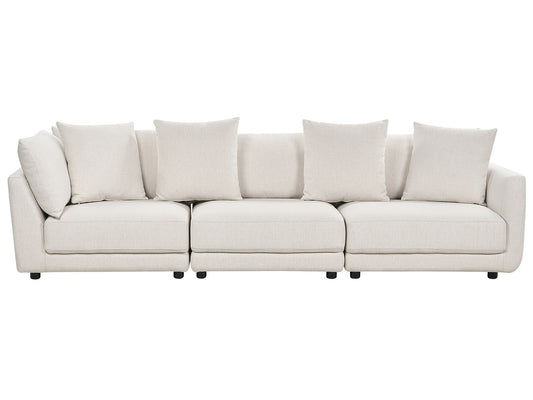 3 Seater Fabric Sofa Off-White SIGTUNA