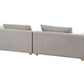 3 Seater Sofa Light Grey LERMON