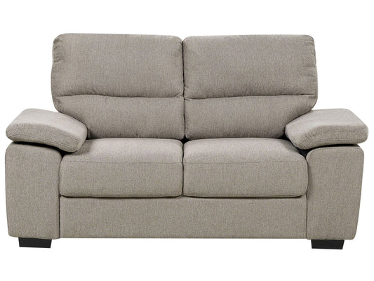 2 Seater Fabric Sofa Light Brown VOGAR
