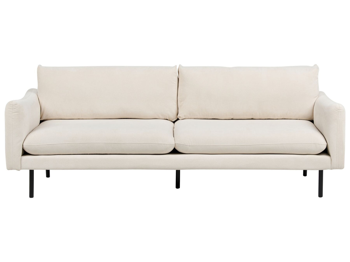 3 Seater Fabric Sofa Light Beige VINTERBRO