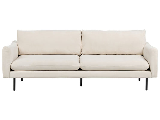 3 Seater Fabric Sofa Light Beige VINTERBRO