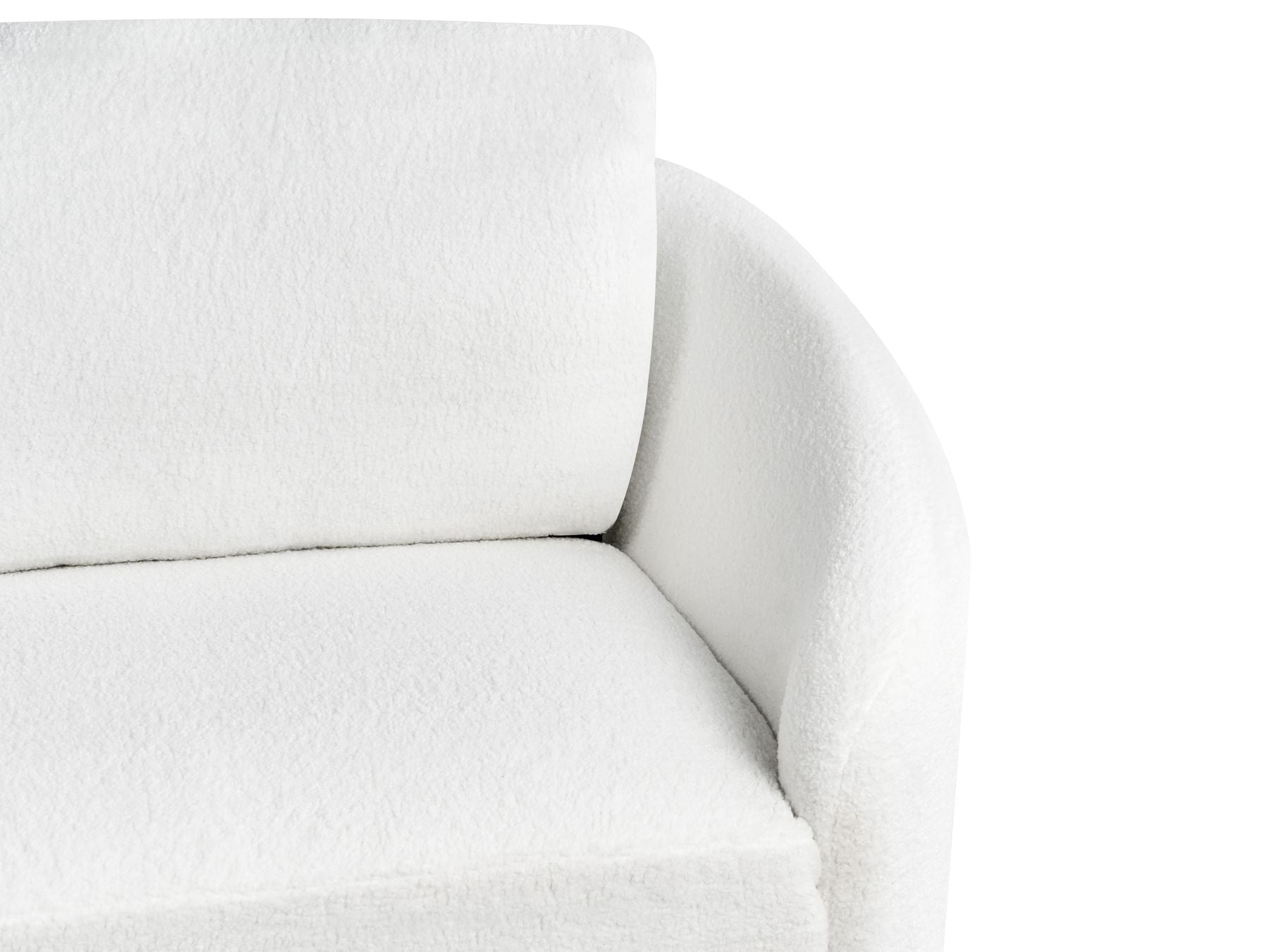 Sofa TROSA Boucle White 3 Seater