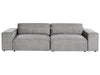 2 Seater Modular Fabric Sofa Grey
