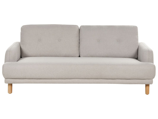 3 Seater Fabric Sofa Taupe TUVE