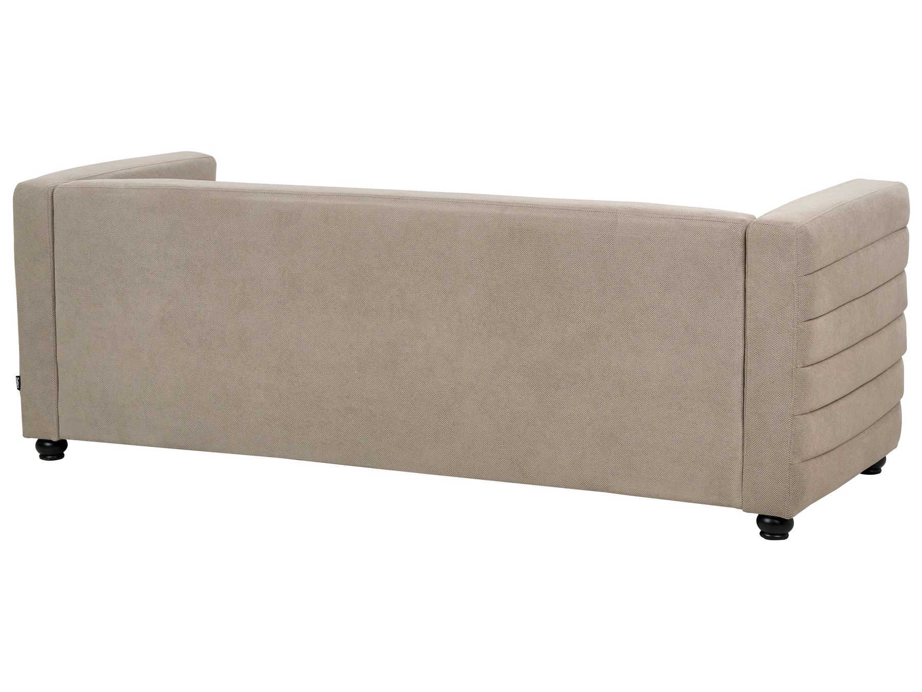 3 Seater Fabric Sofa Taupe HOFN