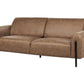 3 Seater Fabric Sofa Brown ASKIM