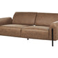 3 Seater Fabric Sofa Brown ASKIM