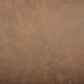3 Seater Fabric Sofa Brown ASKIM