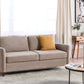3 Seater Fabric Sofa with Storage Taupe MARE
