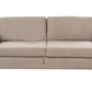 3 Seater Fabric Sofa with Storage Taupe MARE