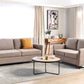 3 Seater Fabric Sofa with Storage Taupe MARE