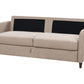 3 Seater Fabric Sofa with Storage Taupe MARE