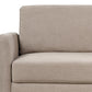 3 Seater Fabric Sofa with Storage Taupe MARE