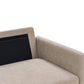 3 Seater Fabric Sofa with Storage Taupe MARE