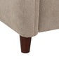 3 Seater Fabric Sofa with Storage Taupe MARE