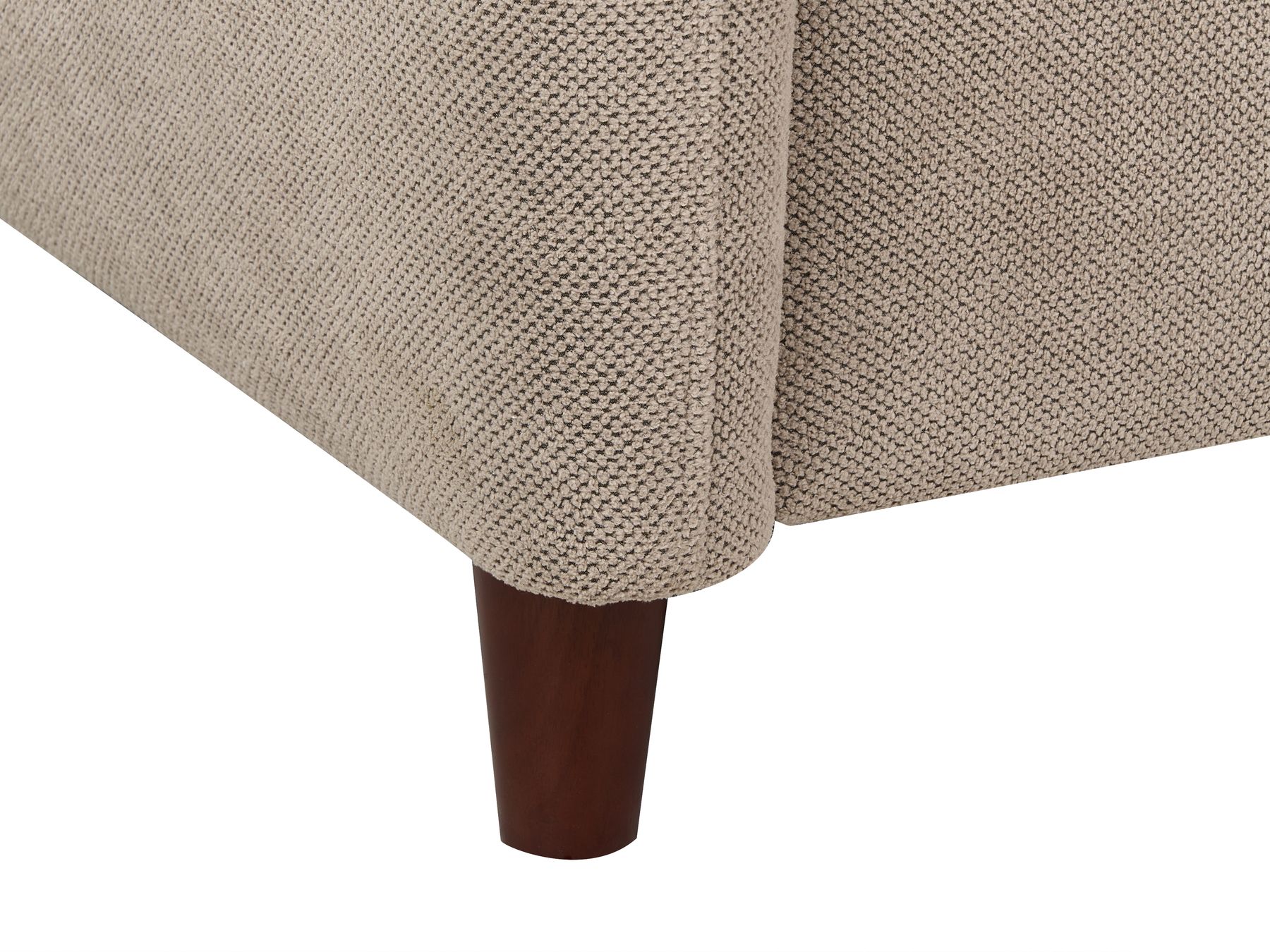 3 Seater Fabric Sofa with Storage Taupe MARE