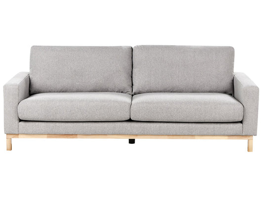 3 Seater Fabric Sofa Grey SIGGARD
