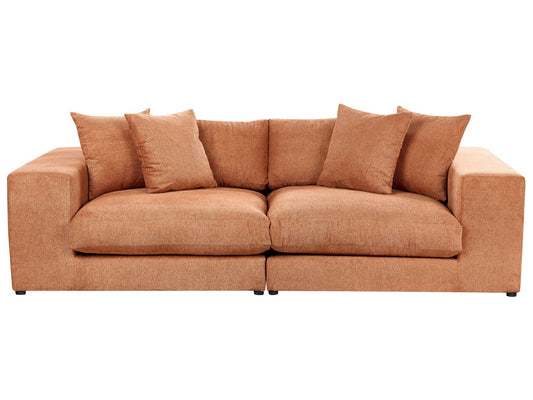 3 Seater Sofa Orange GLORVIKA II