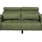 2 Seater Fabric Sofa Green VEGAMO